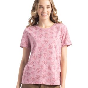 Jockey A144 Women's Super Combed Cotton Printed Fabric Relaxed Fit Short Sleeve T-Shirt (Prints May Vary)